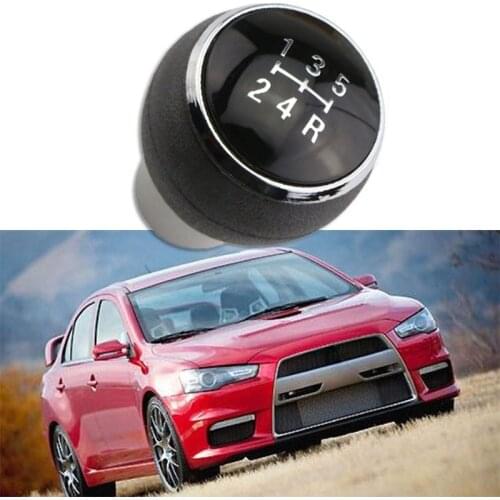 Car 5 Speed Gear Head Shift Knob MT Handball for Mitsubishi Lancer EX EVO GTS ASX V3 V5 V6