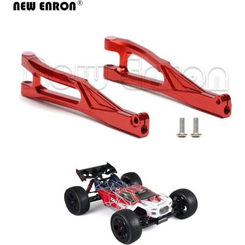 Replace AR330218 2Pc Aluminum Front Upper Suspension Arms Swing Arm For RC Car Part 1/8 ARRMA 6S Kraton Outcast Talion Notorious