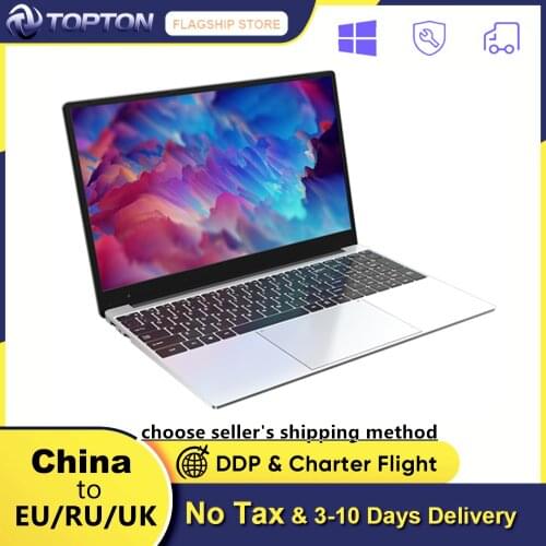 Topton H7 15.6 inch Ultrabook AMD Ryzen 7 2700U 8/12/20/36GB DDR4 512/1T/2T NVMe SSD Metal Notebook Windows 10 Pro Gaming Laptop