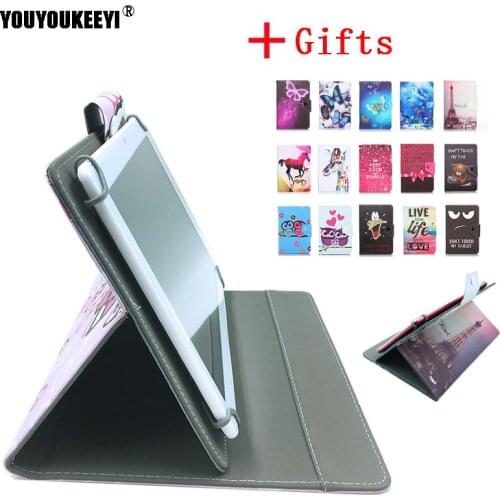 Universal Cartoon Printed PU Leather Case Cover for Samsung T330/T377/T375/T380/T385/T387 8 inch Tablet Case +Gifts