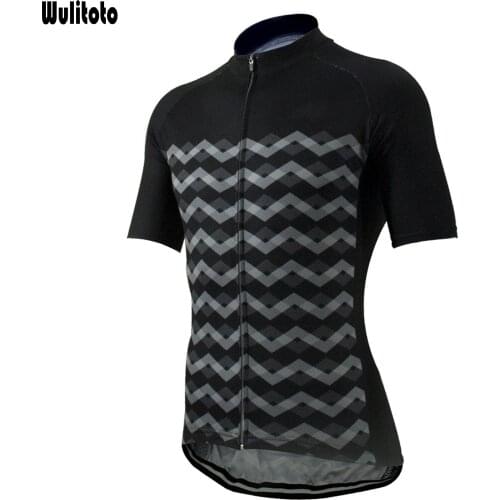 WULITOTO Bicycle Top Shirt summer Short Sleeve MTB Jersey Breathable cycling Jersey For Men