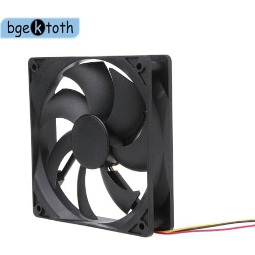 Y3ND 120x120x25mm DC 12V 0.15A 3 Pin 7-Blade Computer Case Cooling Fan Cooler 12025