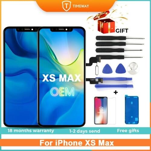 1PCS OEM For iPhone XS Max LCD Display with 3D Touch Digitizer Assembly Screen Replacement For iPhone XS Max LCD