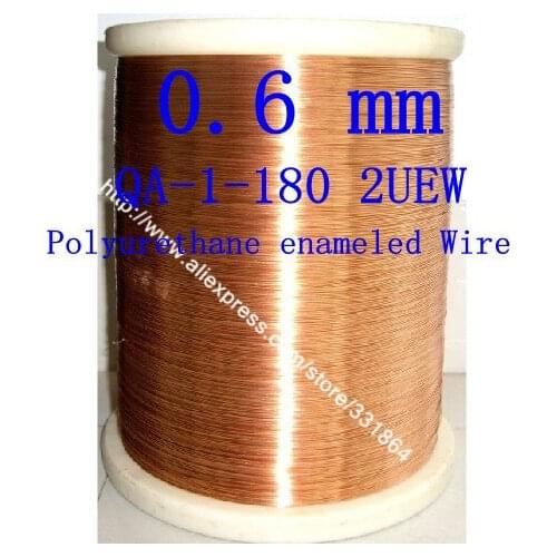 0.6mm *20m / pcs QA-1-155 2UEW Polyurethane enameled Wire Copper Wire