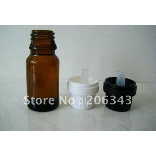 10ml brown/green/blue bottle with plastic cap+plastic dropper ,for cosmeticl packaging
