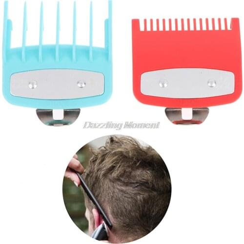 2pcs Cutting Guide Comb Hairdressing Tool 1.5mm 4.5mm Colour Clipper Attachment