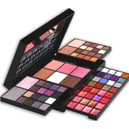 74 color Makeup Palette 36 Eyeshadow palette 28 Lip Gloss Foundation blush face powder paleta de sombras de ojos