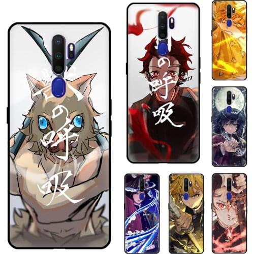 Anime Demon Slayer For OPPO A5 A9 2020 A53 A31 A1K A3S A5S A15 A52 A72 A92 A91 F5 F7 Reno 4 Pro 2 Z Case