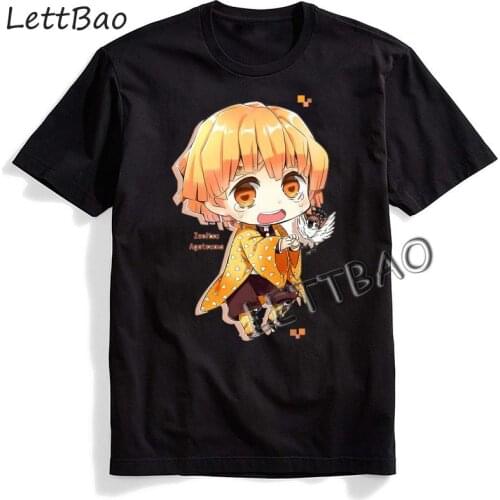 Demon Slayer T Shirt Kids Kawaii Blade Of Ghost Graphic T-shirt Short Sleeves Agatsuma Zenitsu Anime Demon Blade Boys Tshirt