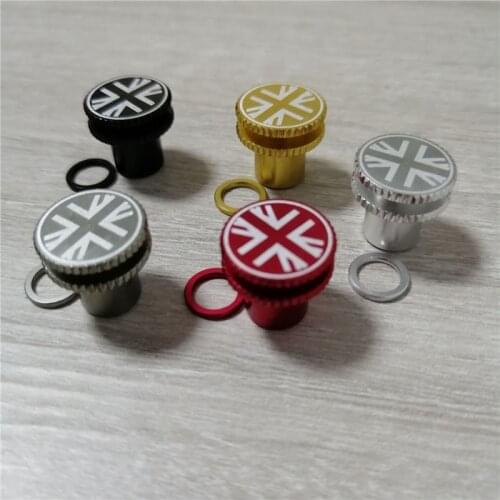 Brompton Folding Bike Seatpost Fixing Nut Seat Post Quick Release Shock Absorber Screw Nut Black Gold Silver Black Titanium