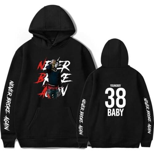 Rapper YoungBoy Never Broke Again Hoodies Trendy New men womens casual hoodies Harajuku Sweatshirt Streetwear Pullover Clothing