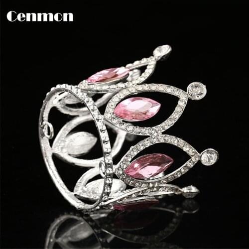 Girls Small Crown Tiaras Headpieces Rhinestone Diadem Boys Baby Birthday Party Prom mini Crown Wedding hair jewelry Accessories