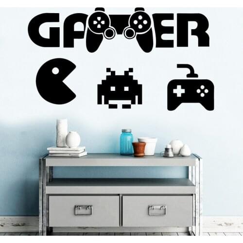 Fashion Game Quote Wall Sticker Home Decoration Accessories For Kids Childrens Room Decals Art DIY Home Decor