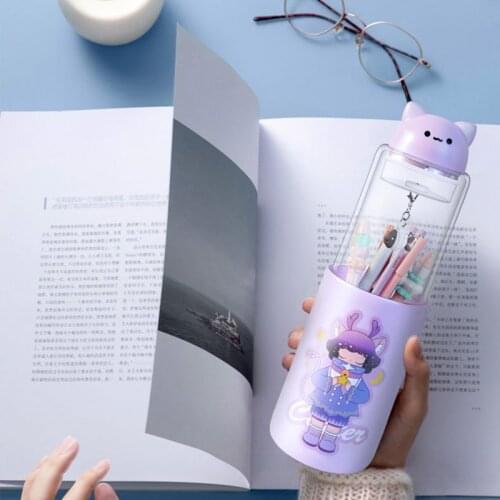 NBX Kawaii Pencil Case Anime Stationery Box Sharpene Clear Pen Holder Desk Organizer Creative Gift for Boy Girl Back To School