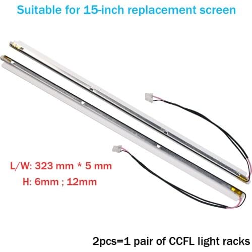 New4pcs Universal 15 inchCCFL Single Lamps for LCD Monitor w/ Frame Backlight Assembly BHS1030 Connector 323mm*5mm Free Shipping