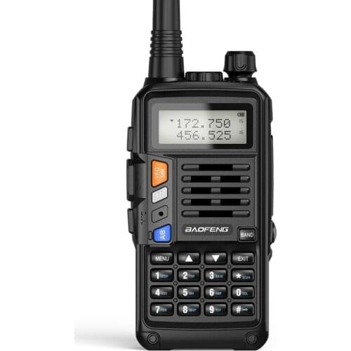 New BaoFeng UV-S9 Plus 10W Powerful Dual Band Ham Handheld Two Way Radio Walkie Talkie with 2800mAh Battery