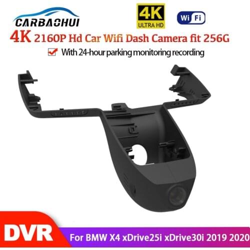 New ! Hidden Car Driving Recorder DVR Wifi Video Recorder Dash Cam Camera full hd 2160p For BMW X4 xDrive25i xDrive30i 2019 2020