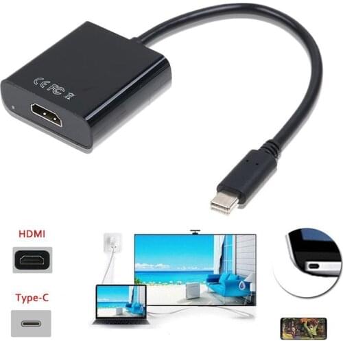 New USB Type C To HDMI Cable Adapter 4K USB 3.1 To HDMI Adapter Male To Female Converter For Macbook PC Computer HDTV Display