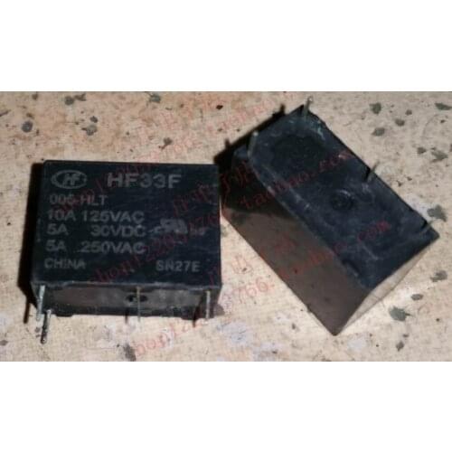 Relay HF33F-005-HLT 33F-1A-5V- High resistance