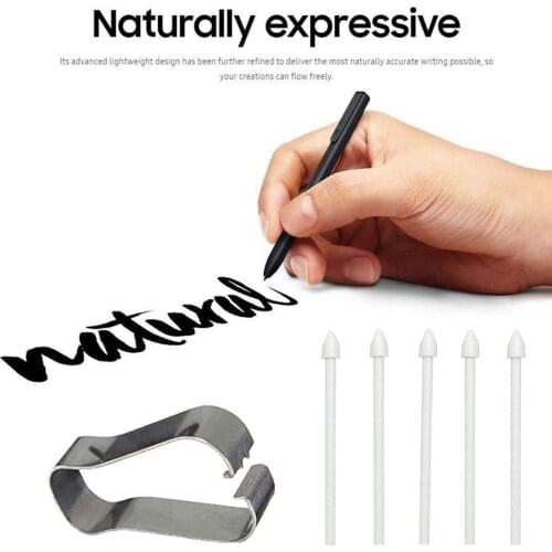 Replacement Touch Stylus Pen Tips Nibs For Tab S7/for S6 Screen Stylus S-Pen Pen Refills Tips Replacement Nib With Metal Clip