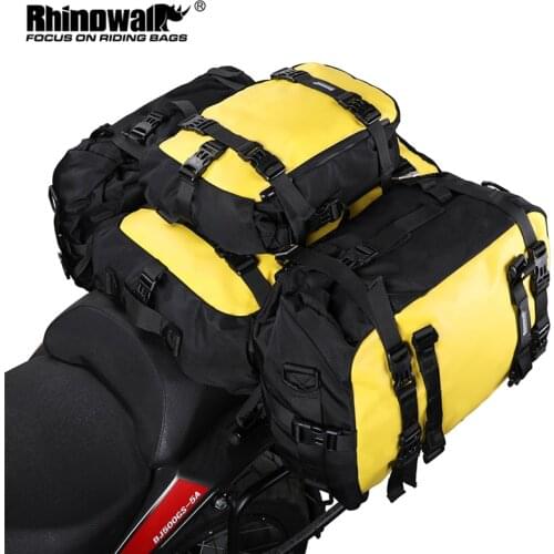 Rhinowalk Waterproof Motorbike Bag 10L-30L MTB Road Rear Rack Pannier Cycling Rear Seat Bag Shoulder Bag Motorcycle Accessorie