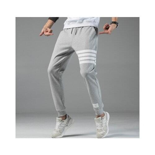 Spring and Autumn Sports Pants Mens Loose Feet Pants Casual Trend Large Size Guardian PantsBunch Pants Cotton Pants