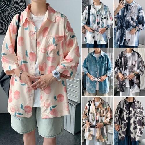VOGREAPER Men's Beach (Hawaiian) Shirts