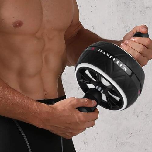 1 Set Abdomen Trainer Exercise Roller Abdomen Training Roller For Fitness Muscles Training Home Gym Fitness Equipment