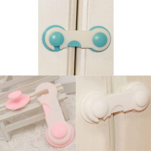 1 PC Children Drawer Cupboard Refrigerator Door Desk Plastic Protection Locking Baby Kids Straps Safety Cabinet Locks