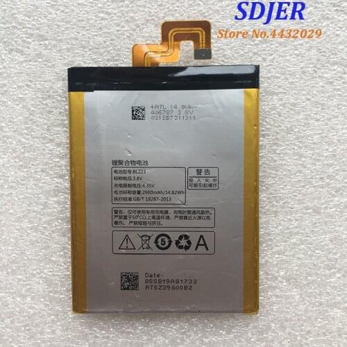 100% New Original Real 4000mAh BL223 battery Batterie for Lenovo Vibe Z2 Pro k920 K80 K80M K7 Mobile Phone Batteries Accumulator