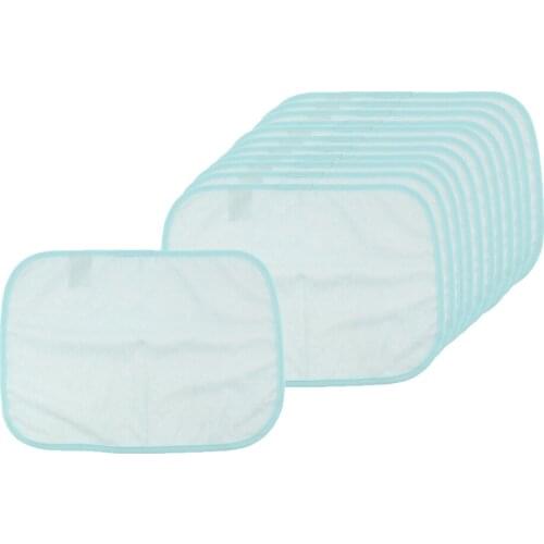 12 Pieces Of Bed Pad Washable Pad Mattress Protector 30x40cm Blue