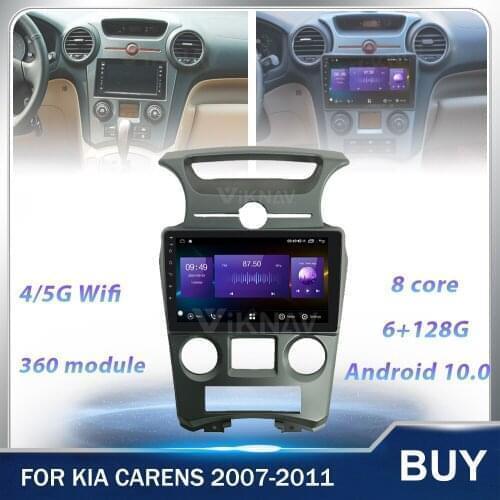 9 Inch Android Radio GPS Navigation For KIA Carens 2007 2008 2009 2010 2011 Touch Screen Car Multimedia Player Stereo 128G