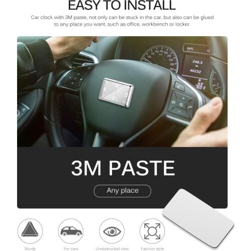 AOZBZ High Quality Automobile Quartz Clock Car Decoration Fashion Watch Ornaments Vehicle Auto Interior Watch