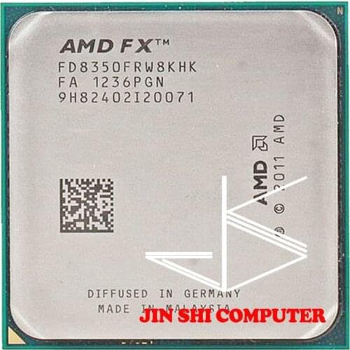 Free Shipping AMD FX-Series FX-8350 FX8350 4.0G 125W FX 8350 FD8350FRW8KHK Eight CORE Socket AM3