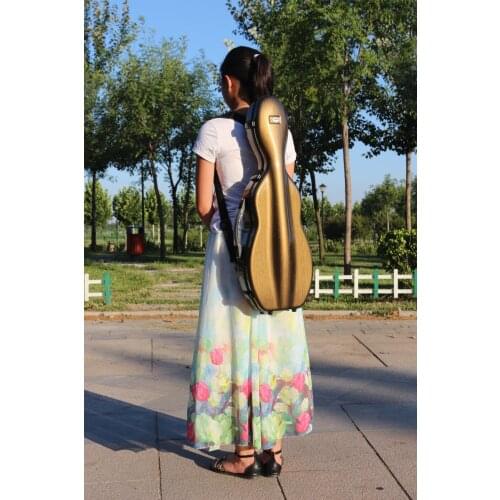 4/4 violin case full size carbon fiber composite material strong violin box/bag