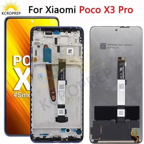 For Xiaomi Poco X3 Pro LCD With Touch Screen Digitizer Assembly for Xiaomi Poco X3Pro lcd Display M2102J20SG, M2102J20SI