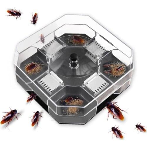 2021 New Household Cockroach Traps Box Reusable Cockroach Bug Roach Catcher Cockroach Killer Bait Traps Pesticide For Kitchen
