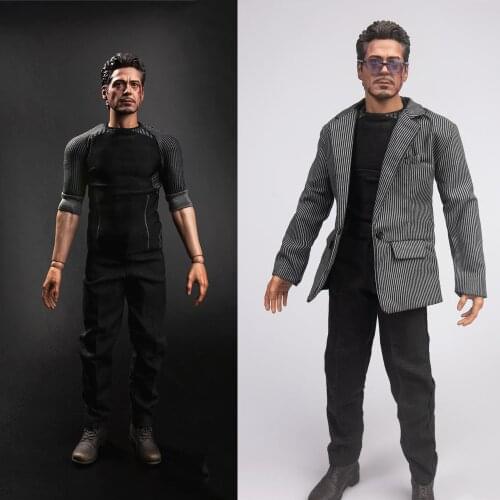 1/6 Scale Male Figure Clothes Accessory Tony Repairman Leisure Clothes Set Model TYM064 for 12'' Muscle Action Figure