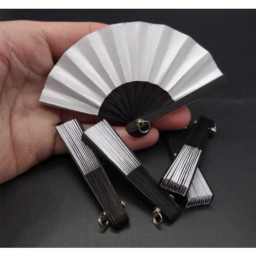 1/6 Soldier Accessories Costume Scene Mini Folding Fan DIY Draw Pattern Fan for 12 inch Action Figure Body Model