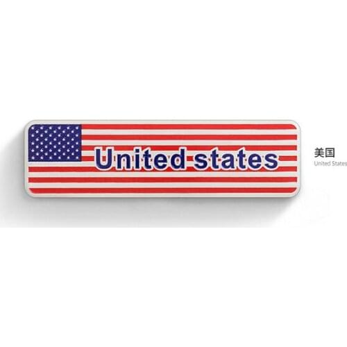 Metal United States Flag Auto Emblem Badge Motorcycle Decals Sticker Fairing Car Accessories