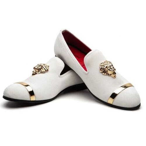 MEIJIANA Fashionable Embroidery Velvet Men Shoes Men Plus Size Loafers Wedding and Party Shoe Men Flats Size US 6-13 Free