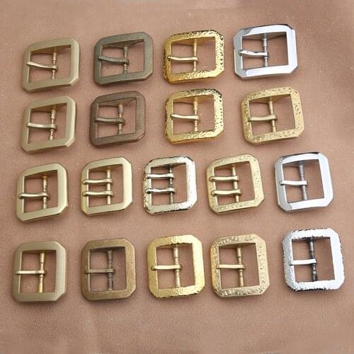 Mens brass belt buckle belt buckle handmade belt buckle Japanese word buckle casual classic belt buckle within 4cm wide