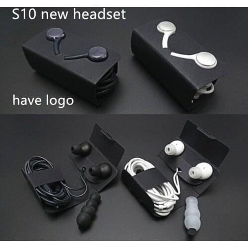 2019 Newest high quality S10 Earphone In Ear Headphones 3.5mm Wired Headset With Mic For S amsung S10 S9 S8 Plus S10e Note 8 9