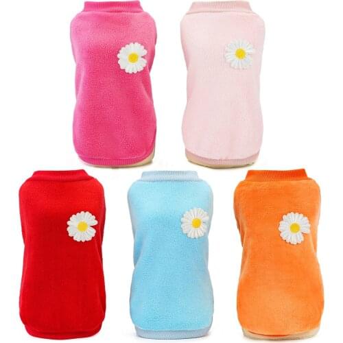 Clothes for Dog Fleece Clothes english Bulldog Chihuahua Clothes for Yorkies Poodle Overall for Dogs Poleron Dog Hoodies Outfit