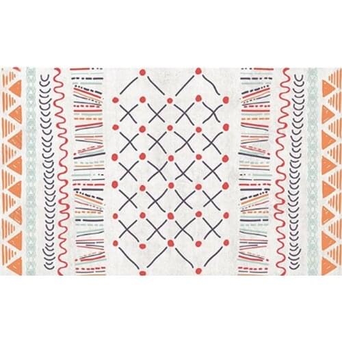 Modern Bohemian Carpet Printed Carpet Toilet Anti-slip Mat Living Room Bedroom Home Decor Can Fully Shop The Room Carpet Can Be
