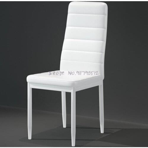 High back milk tea shop table chair backrest economical home restaurant seat training banquet 4 people soft face makeup