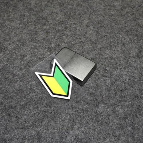 NO.S013 Japan JDM Novice Car Safety Reflective Stickers and Decals Waterproof Helmet Decals Scratches Stickers