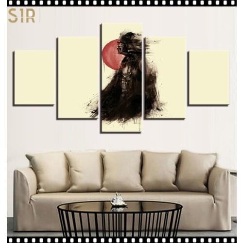 Star War Decorations for 5 Part Movie HD Poster Living Room Decoration Room Decor Anime Wall Art Star War Poster Wall Decor