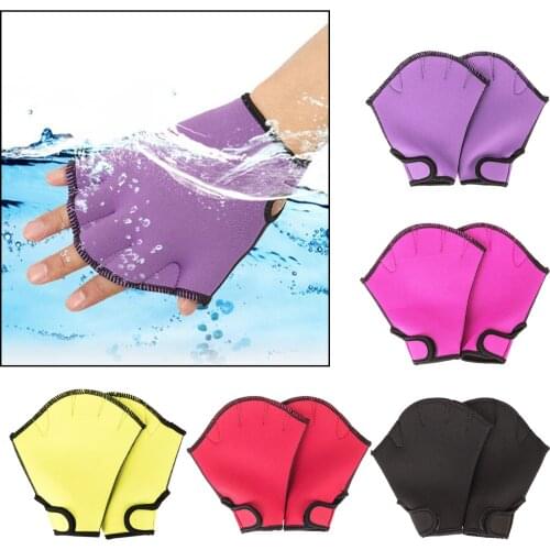 Aquatic Fitness Swimming Gloves Webbed Pool Gloves Water Sport Gloves Gloves Snorkeling Surfing Paddle Unisex Swimming Gear