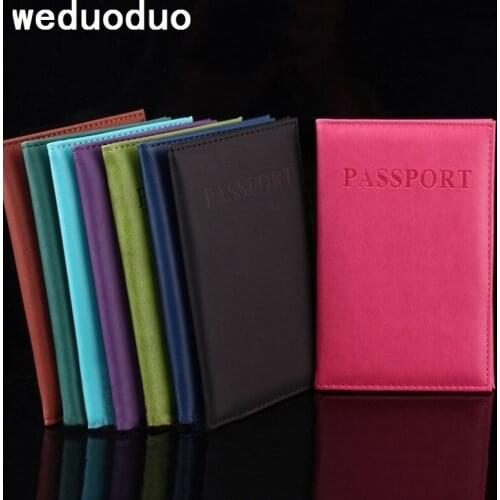 Weduoduo 2019 New Pattern Passport Cover Women Men Fashion Passport Holders Travel Casual High Quality Card Holders Cases